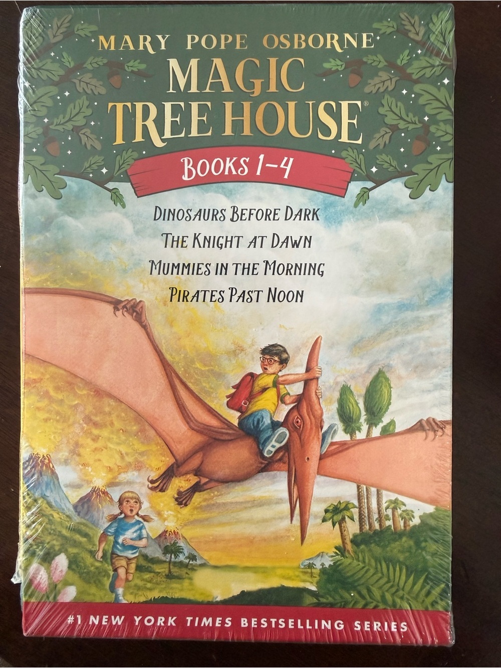 Mary Pope Osborne Magic Tree House Books 1-4 — Green Cover